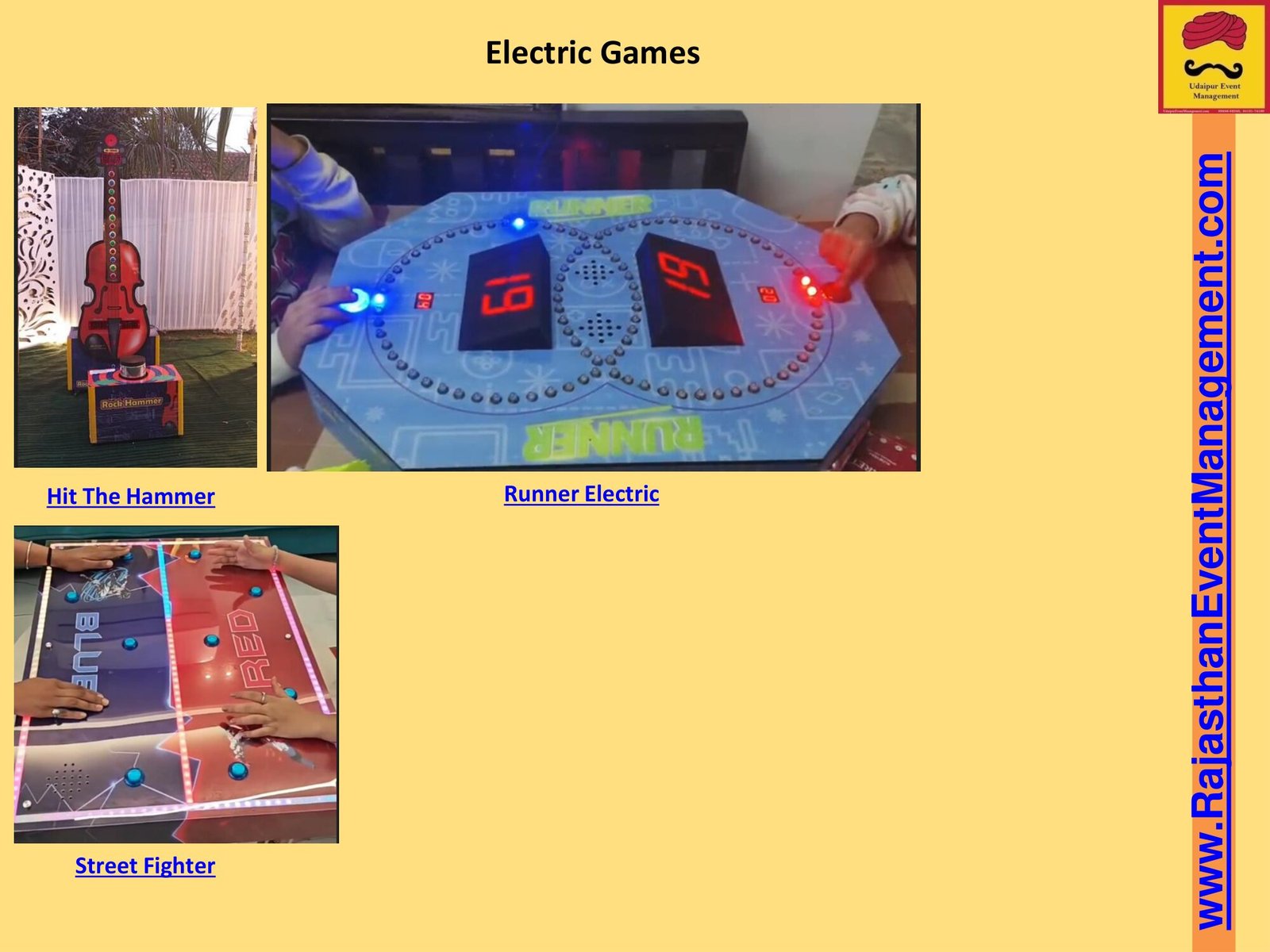 Electric Games — Entertainment service for Udaipur wedding and destination events in Rajasthan