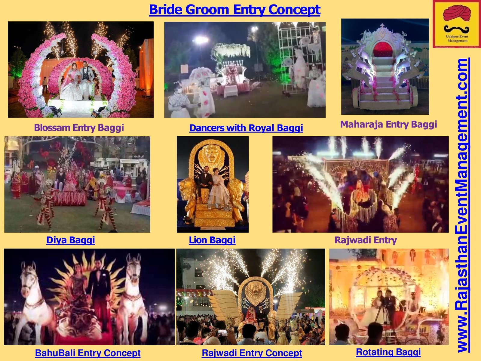 Bride Groom Entry Concept — Welcome service for Udaipur wedding and destination events in Rajasthan