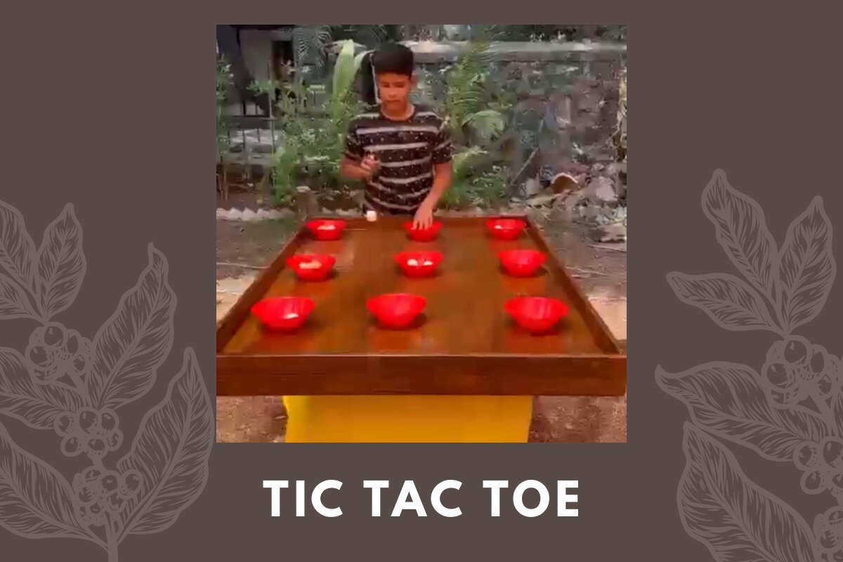 Tic Tac Toe Water Game game stall on rent in Udaipur for birthday parties, wedding carnival and mehendi mela — Premium wooden games