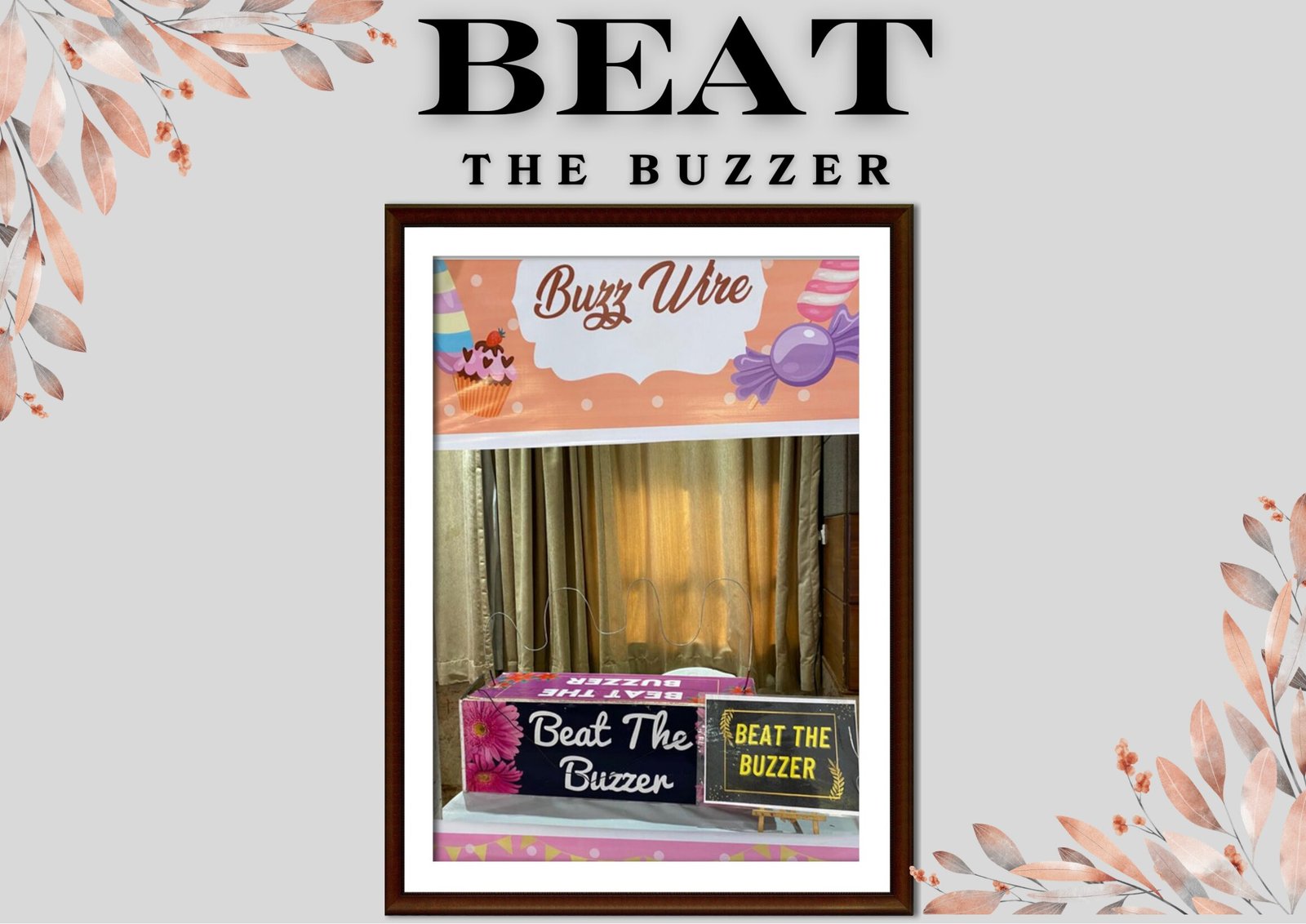 Beat The Buzzer game stall on rent in Udaipur for birthday parties, wedding carnival and mehendi mela — Carnival game stalls
