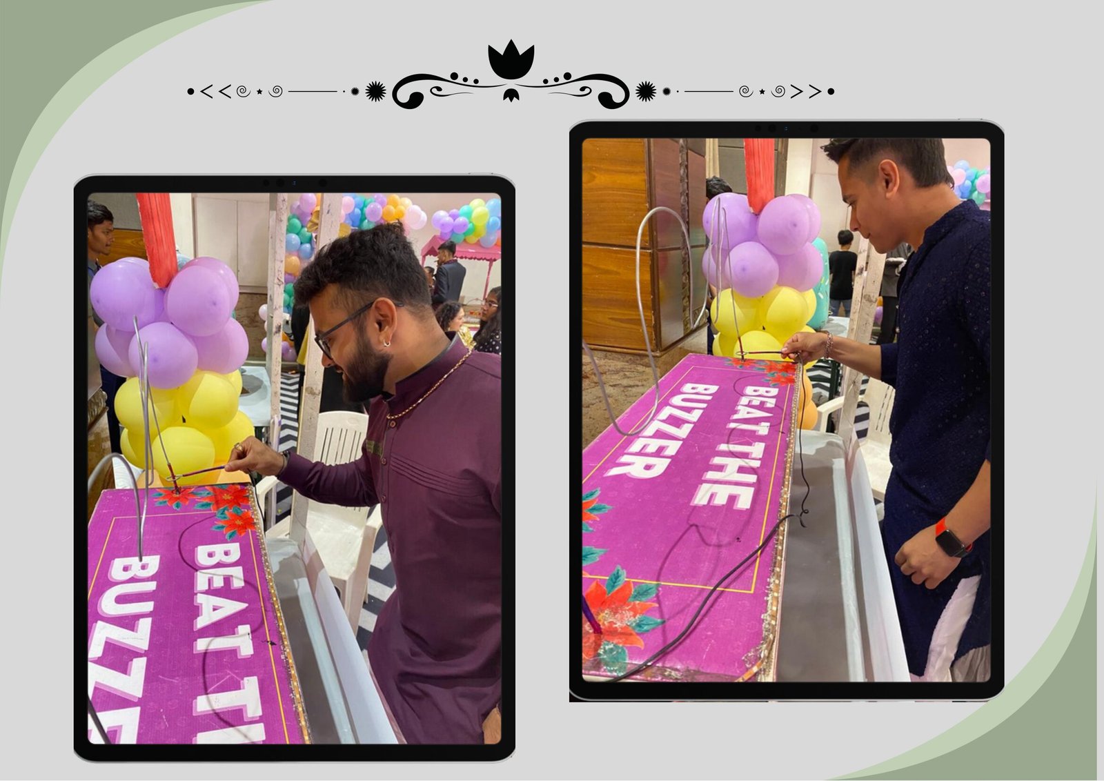 Beat The Buzzer game stall on rent in Udaipur for birthday parties, wedding carnival and mehendi mela — Carnival game stalls