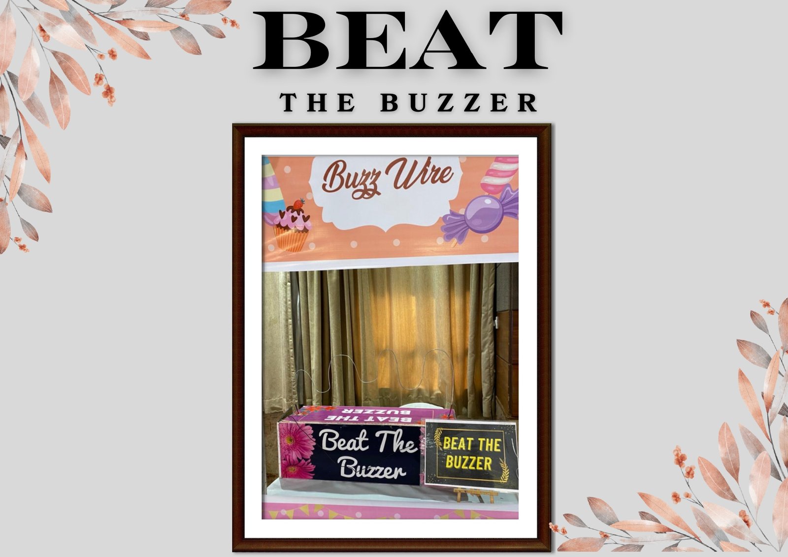 Beat The Buzzer game stall on rent in Udaipur for birthday parties, wedding carnival and mehendi mela — Carnival game stalls