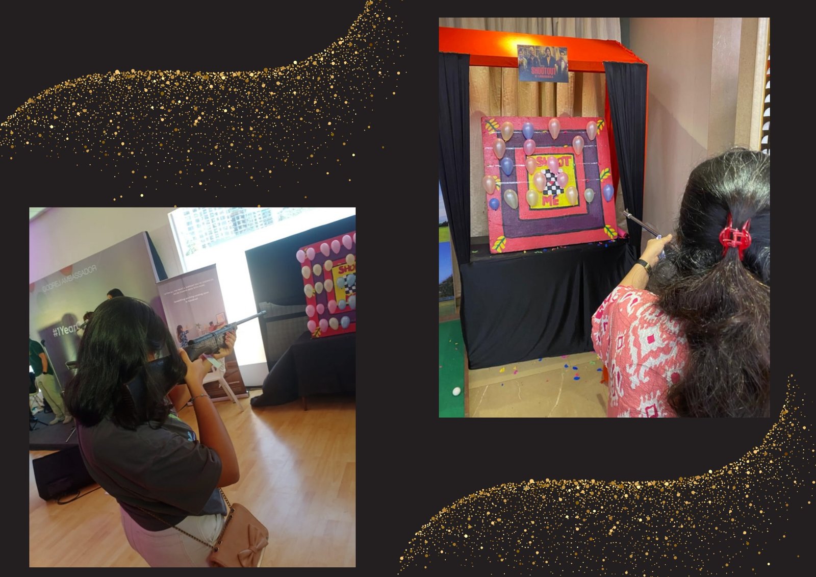Balloon Shooting game stall on rent in Udaipur for birthday parties, wedding carnival and mehendi mela — Carnival game stalls