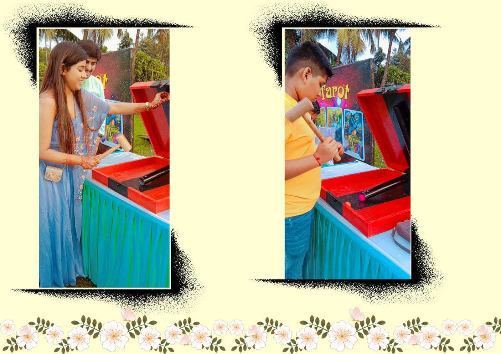 Hammer The Ball game stall on rent in Udaipur for birthday parties, wedding carnival and mehendi mela — Carnival game stalls